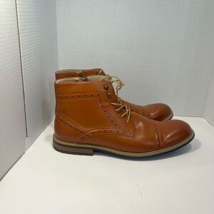 Men's Classic Brown Leather Boots